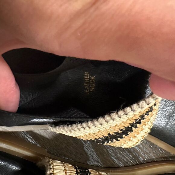 Italian Sling Sandals Leather Sock size 8 - Picture 6 of 6